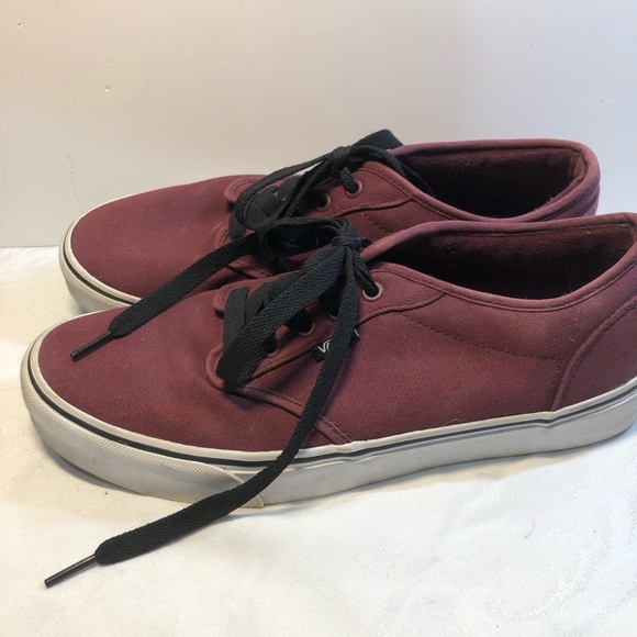 Vans Sneakers Men’s Size 11 Burgundy - Picture 10 of 12